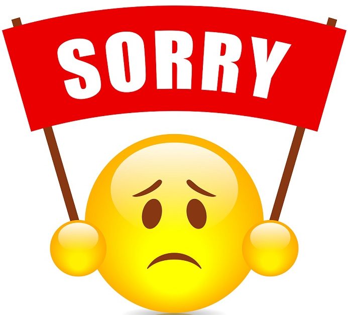 apologise