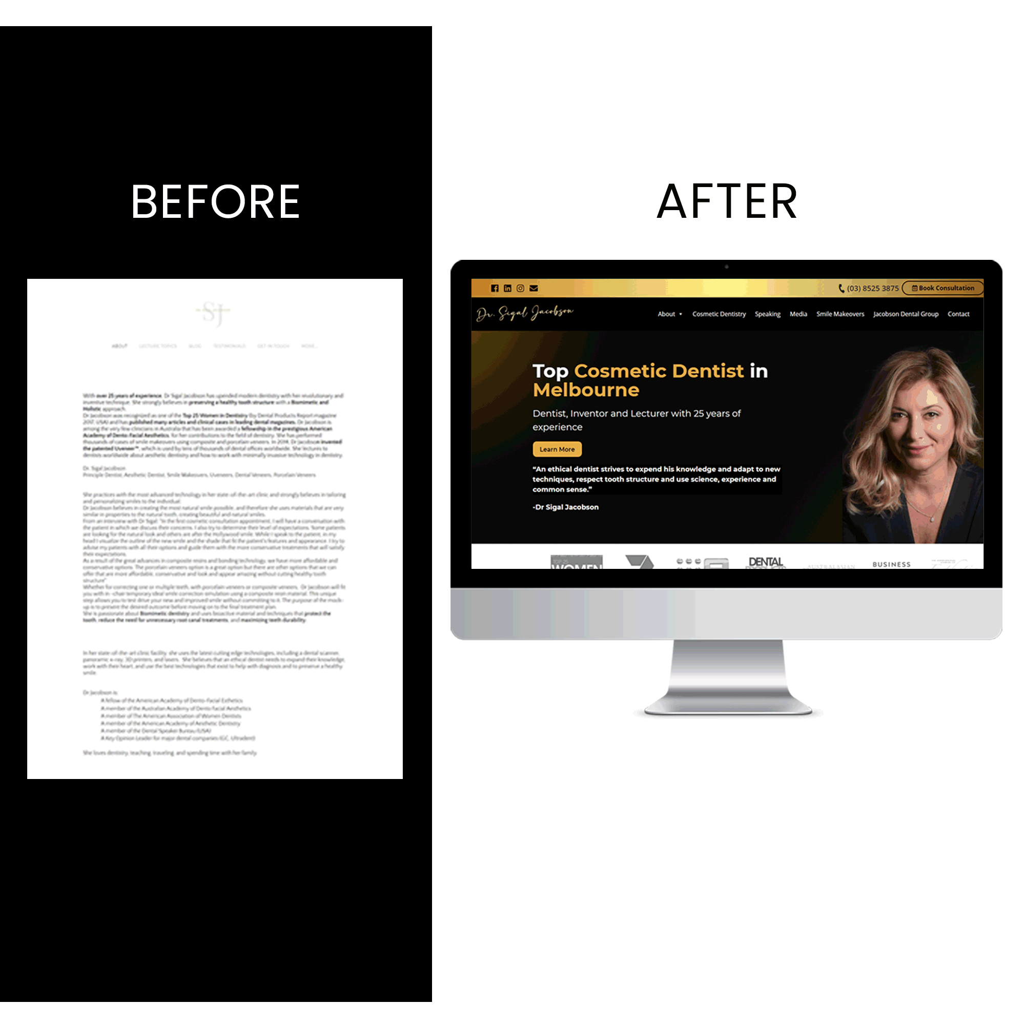Before After