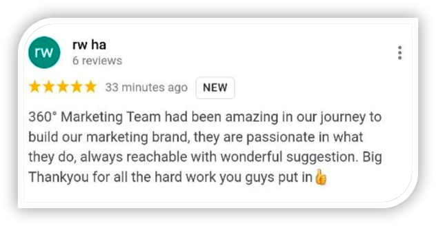 Rw Ha Google Review